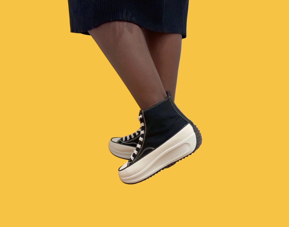 Katy - Baskets Femme Montante NOIR