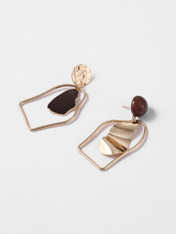 EVA - Boucles d'oreilles  pendantes multicolore