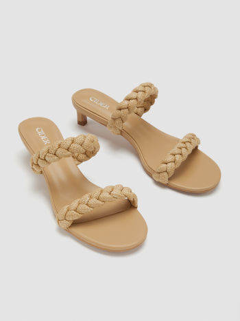 Dior- Sandales à bretelles fauve