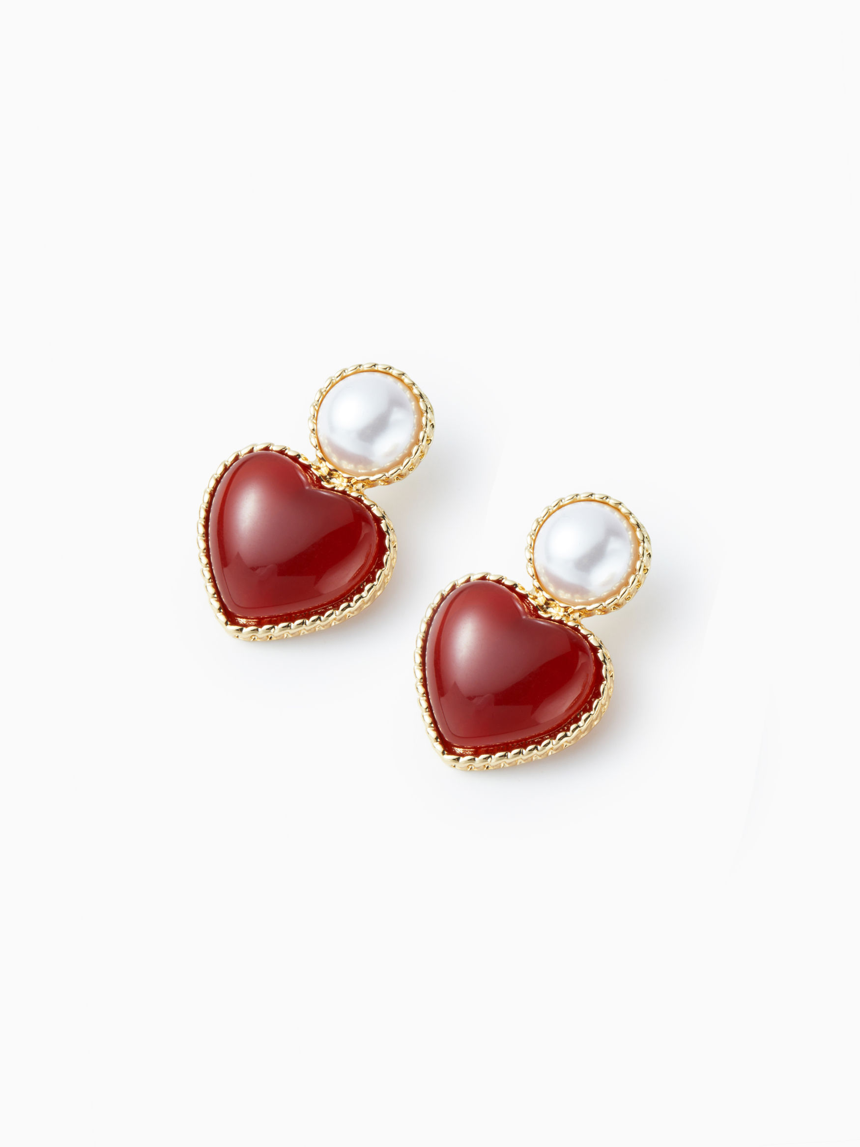 sokhou - Boucles d'oreilles rouge