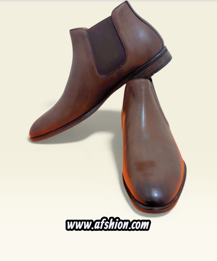 Bottines Homme Marron cuir