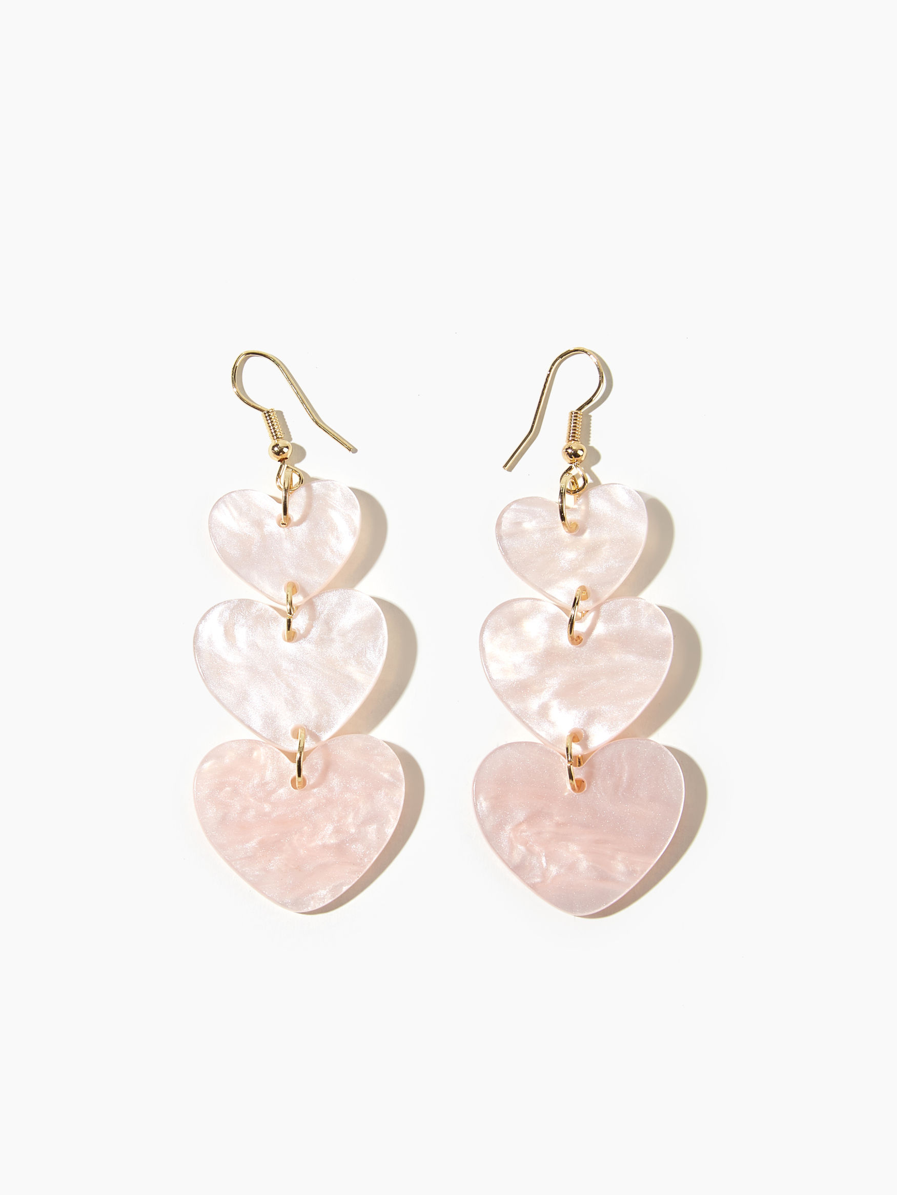 Serena -  Boucles d'oreilles rose pâle