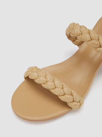 Dior- Sandales à bretelles fauve