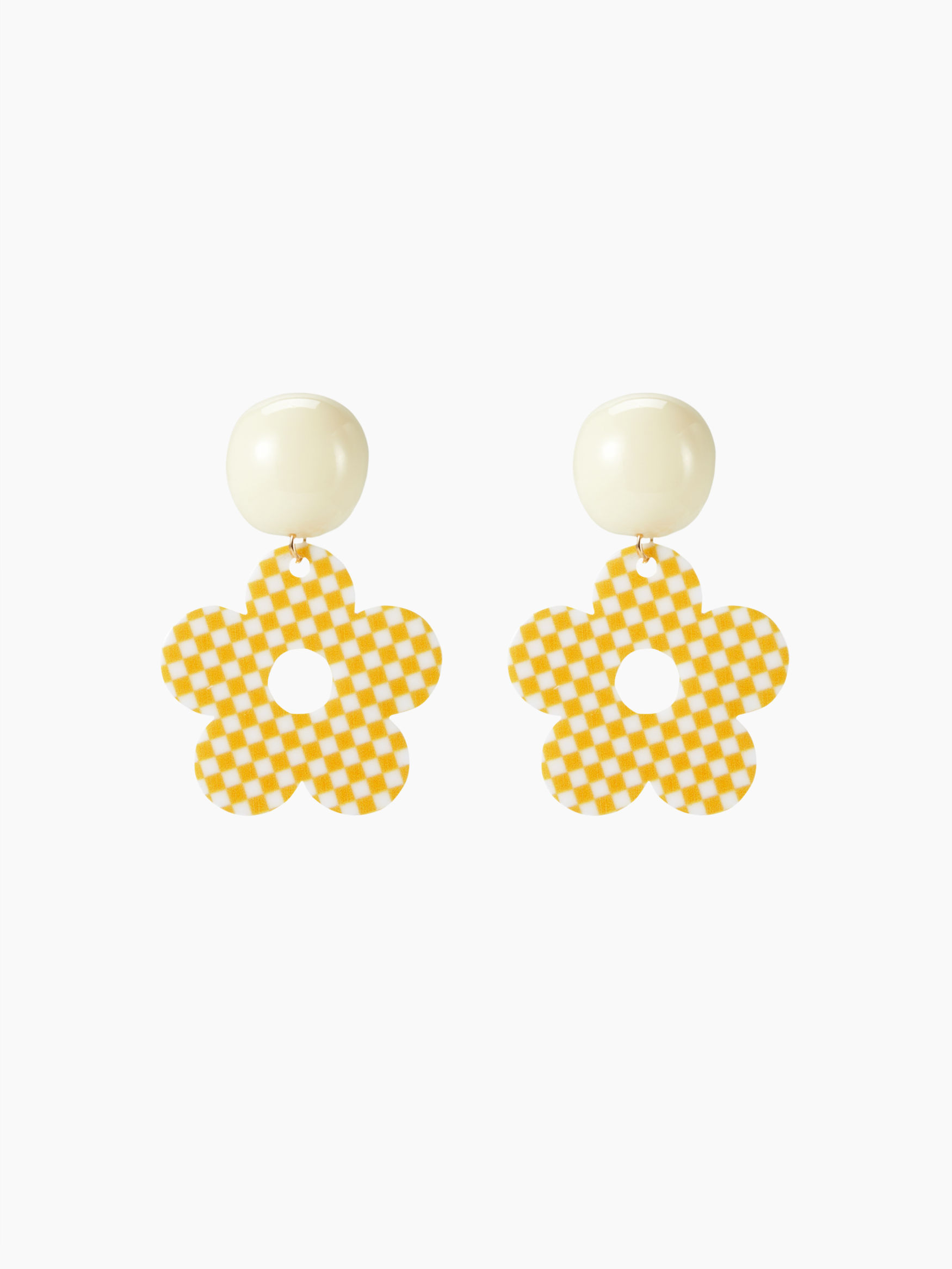 Mouna -  Boucles d'oreilles  Jaune