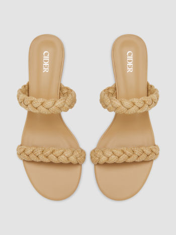 Dior- Sandales à bretelles fauve