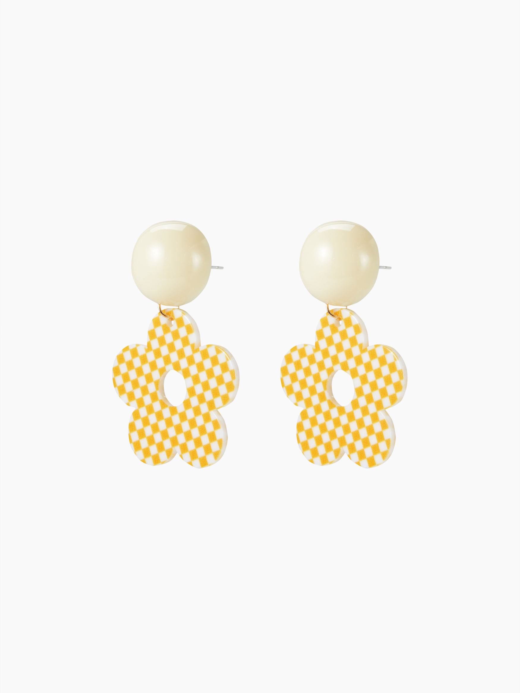 Mouna -  Boucles d'oreilles  Jaune