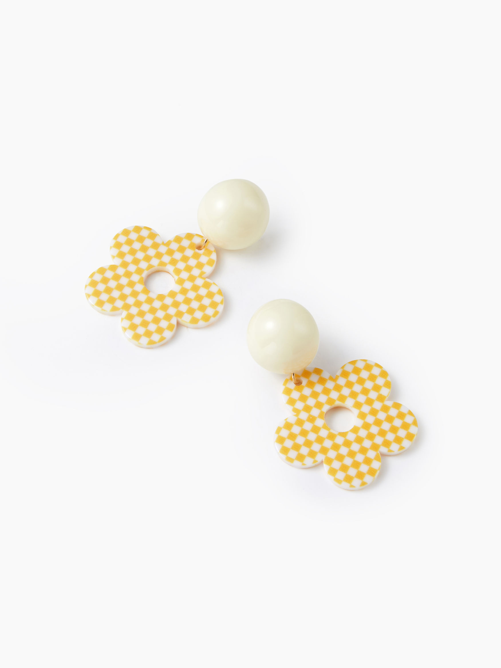 Mouna -  Boucles d'oreilles  Jaune