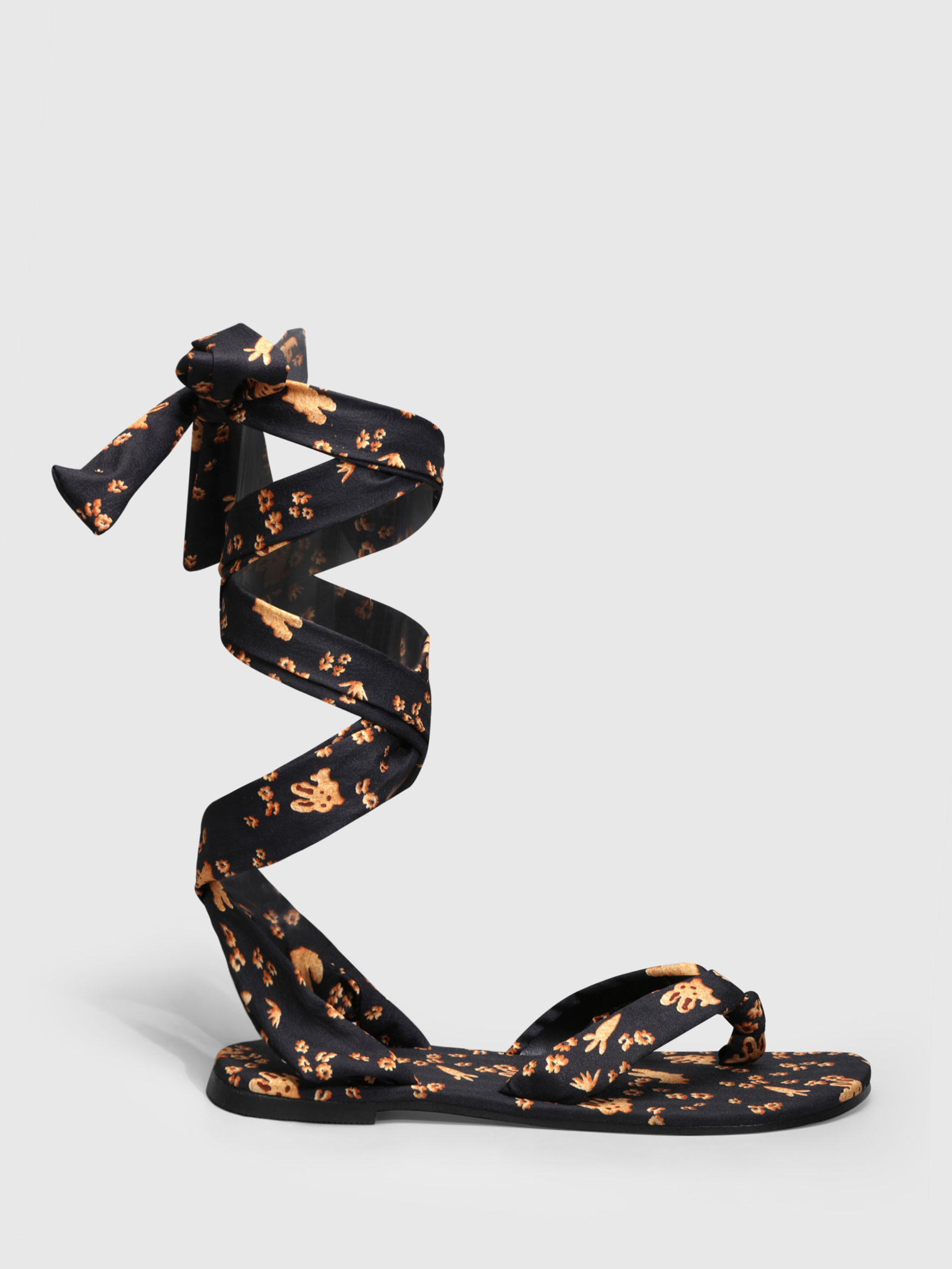 Sophie -  Sandales marron et noir