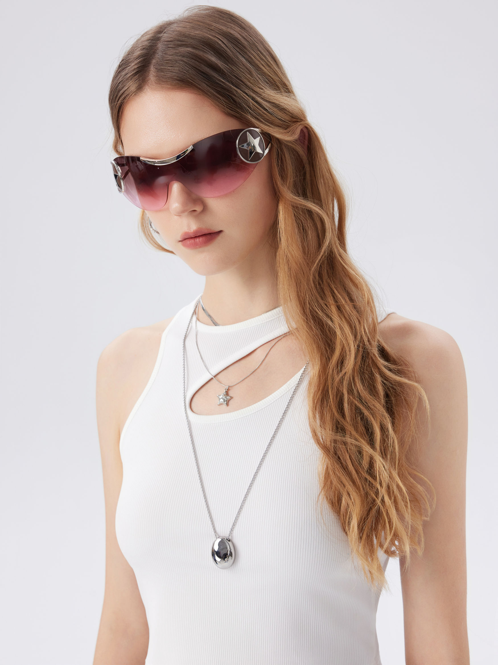 Véronique - Lunettes rose